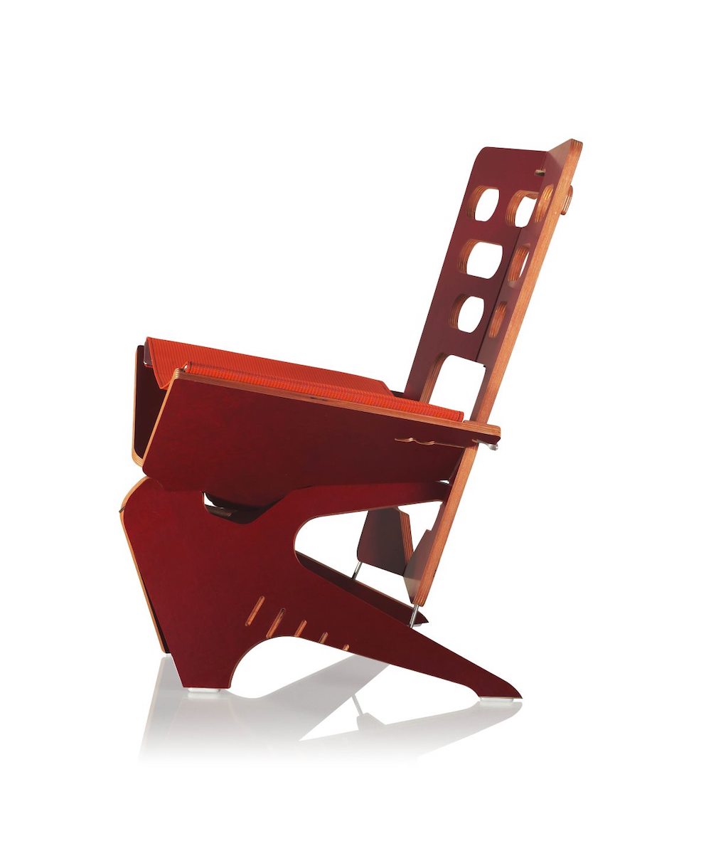 Red Star folding chair