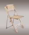 Tilt folding chair birch - angle